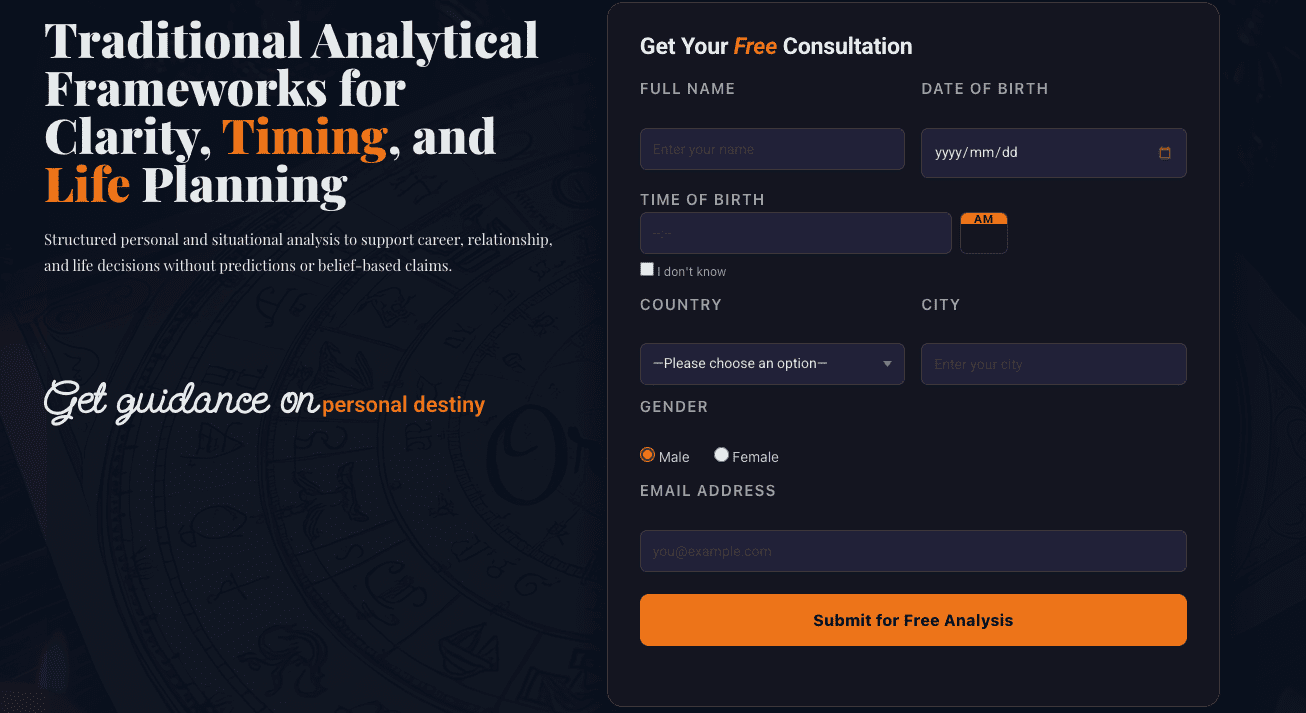 BaZi calculator