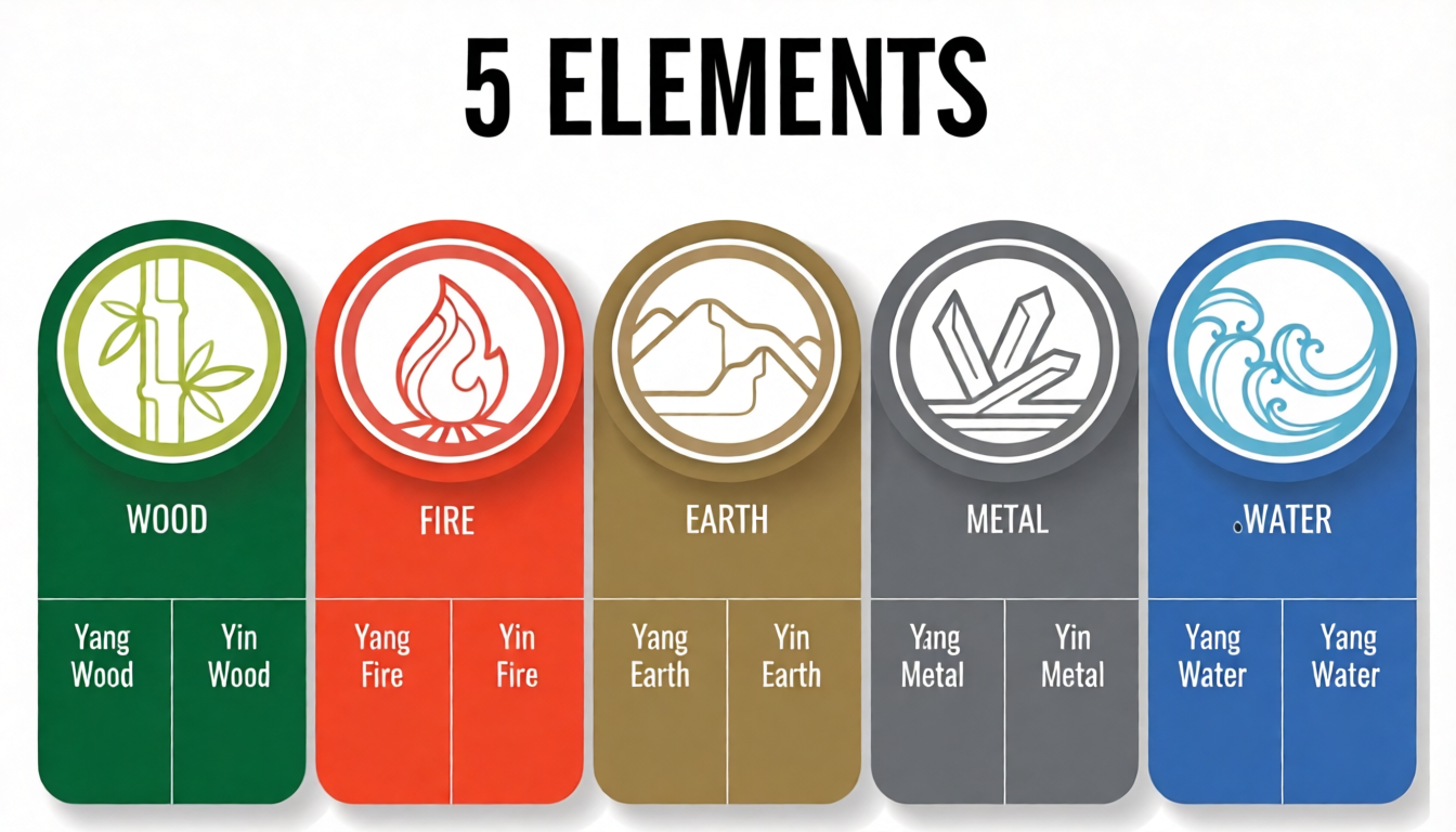 Five Elements in BaZi