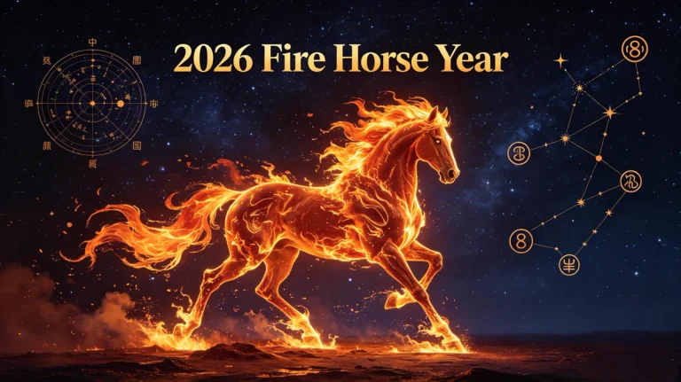 2026 BaZi Forecast: Bingwu Fire Horse Year Characteristics editorial illustration