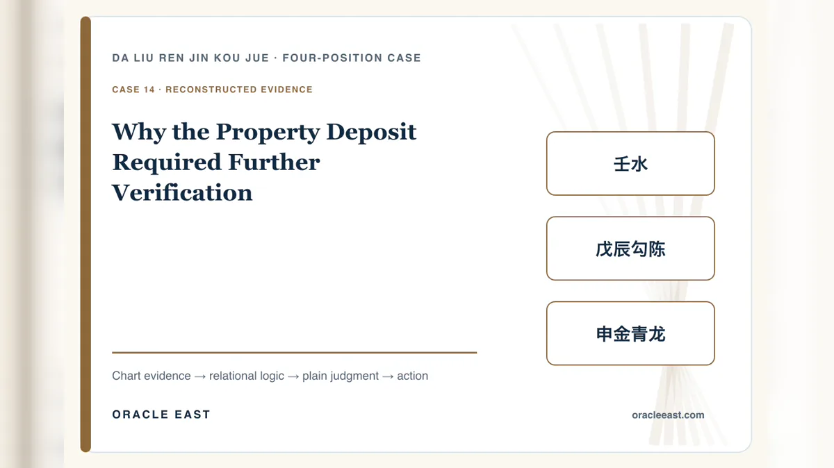 Why the Property Deposit Required Further Verification — reconstructed chart evidence and practical decision path