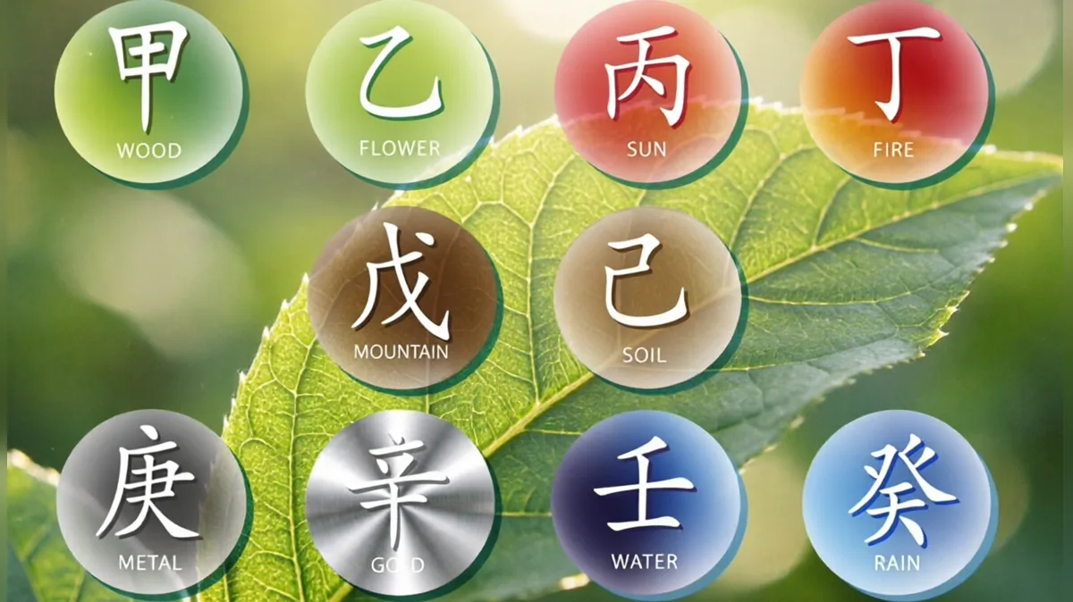 What Are the 10 Heavenly Stems in Da Liu Ren editorial illustration